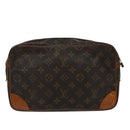 LOUIS VUITTON Monogram Compiegne 28 Clutch Bag M51845 LV Auth 100084-2