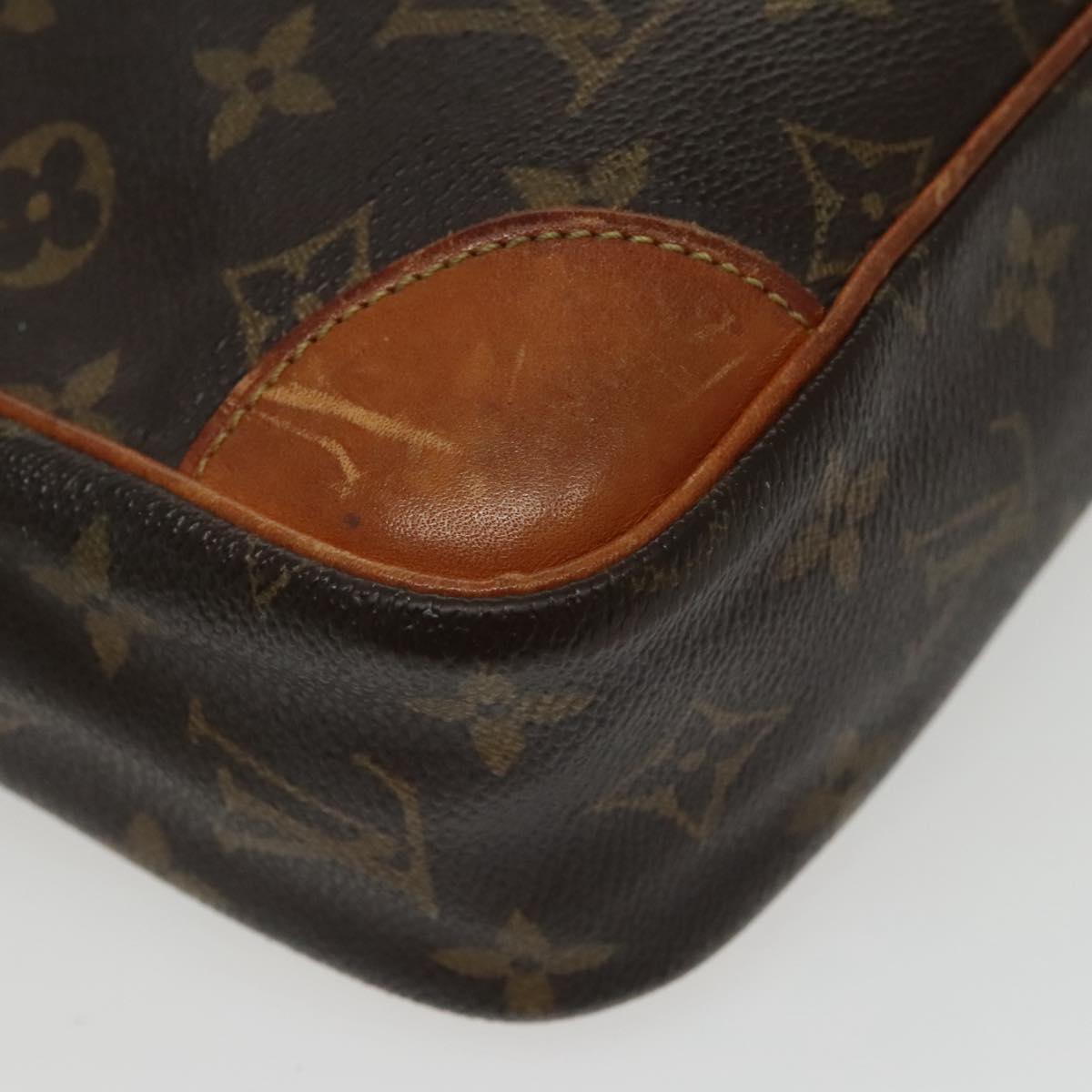 LOUIS VUITTON Monogram Compiegne 28 Clutch Bag M51845 LV Auth 100084