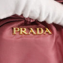 PRADA Hand Bag Nylon 2way Pink Gold Auth 100093-17