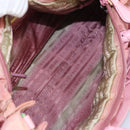 PRADA Hand Bag Nylon 2way Pink Gold Auth 100093-11