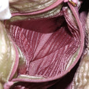 PRADA Hand Bag Nylon 2way Pink Gold Auth 100093-21