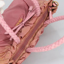 PRADA Hand Bag Nylon 2way Pink Gold Auth 100093-6