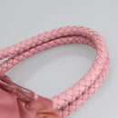 PRADA Hand Bag Nylon 2way Pink Gold Auth 100093-8