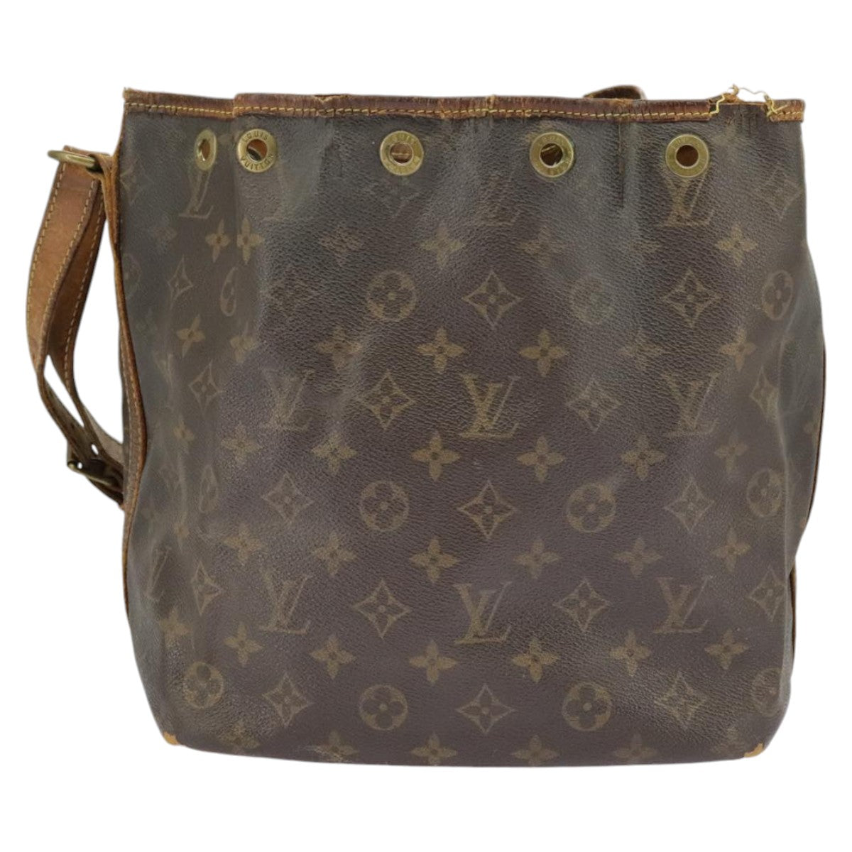 LOUIS VUITTON Monogram Petit Noe Shoulder Bag M42226 LV Auth 100098