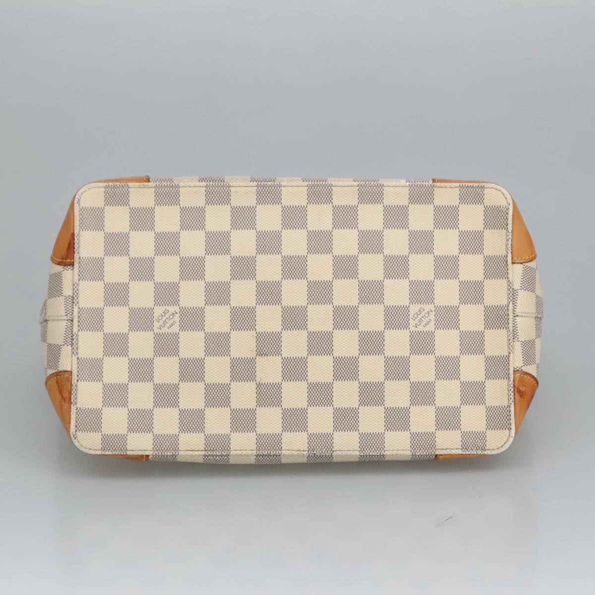 LOUIS VUITTON Damier Azur Hampstead PM Tote Bag N51207 LV Auth 100108