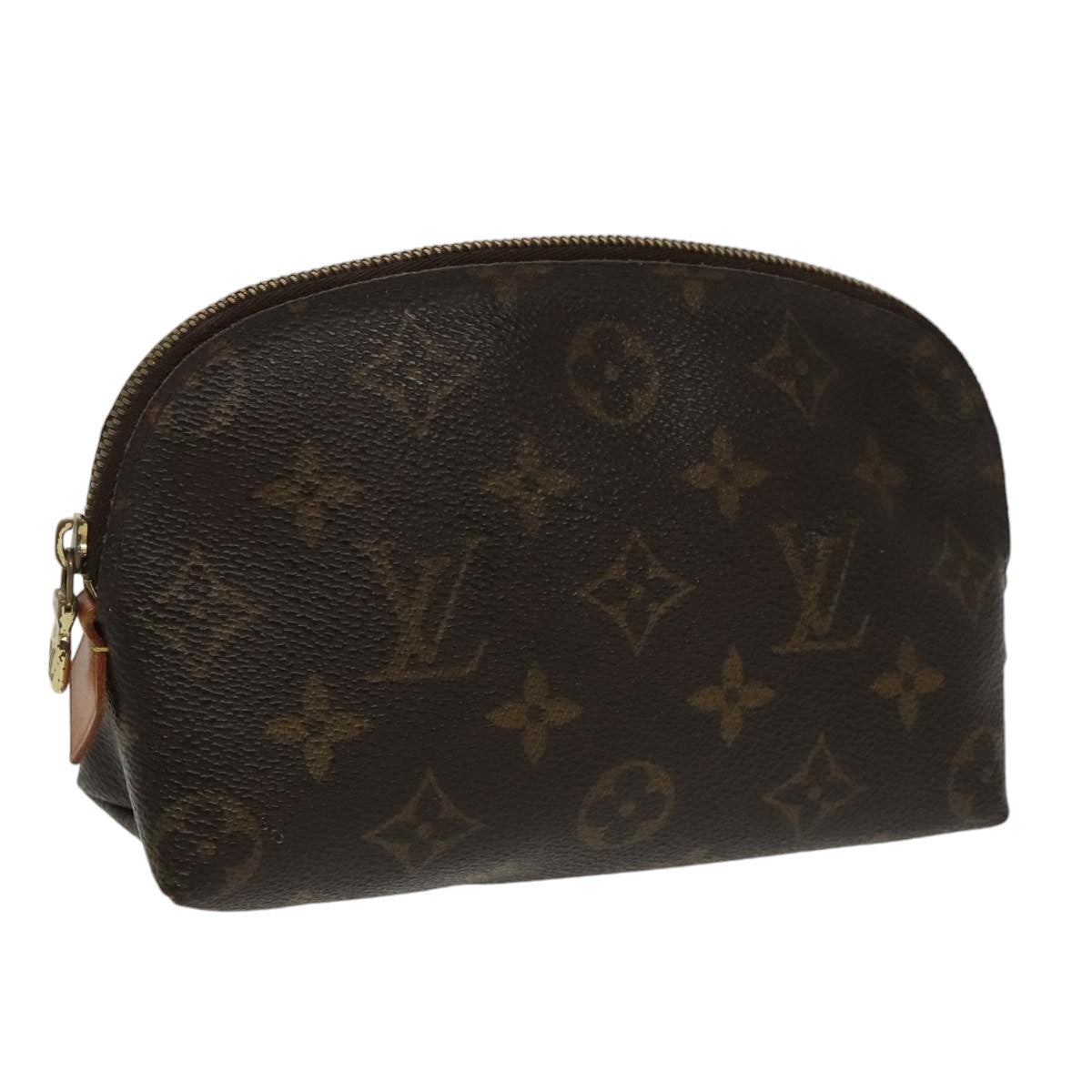 LOUIS VUITTON Monogram Pochette Cosmetic PM Cosmetic Pouch M47515 LV Auth 100109