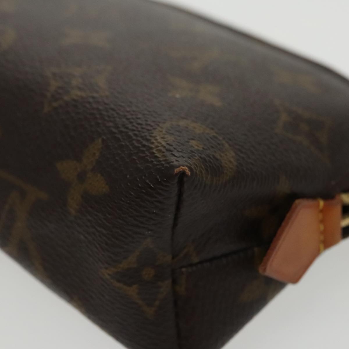 LOUIS VUITTON Monogram Pochette Cosmetic PM Cosmetic Pouch M47515 LV Auth 100109