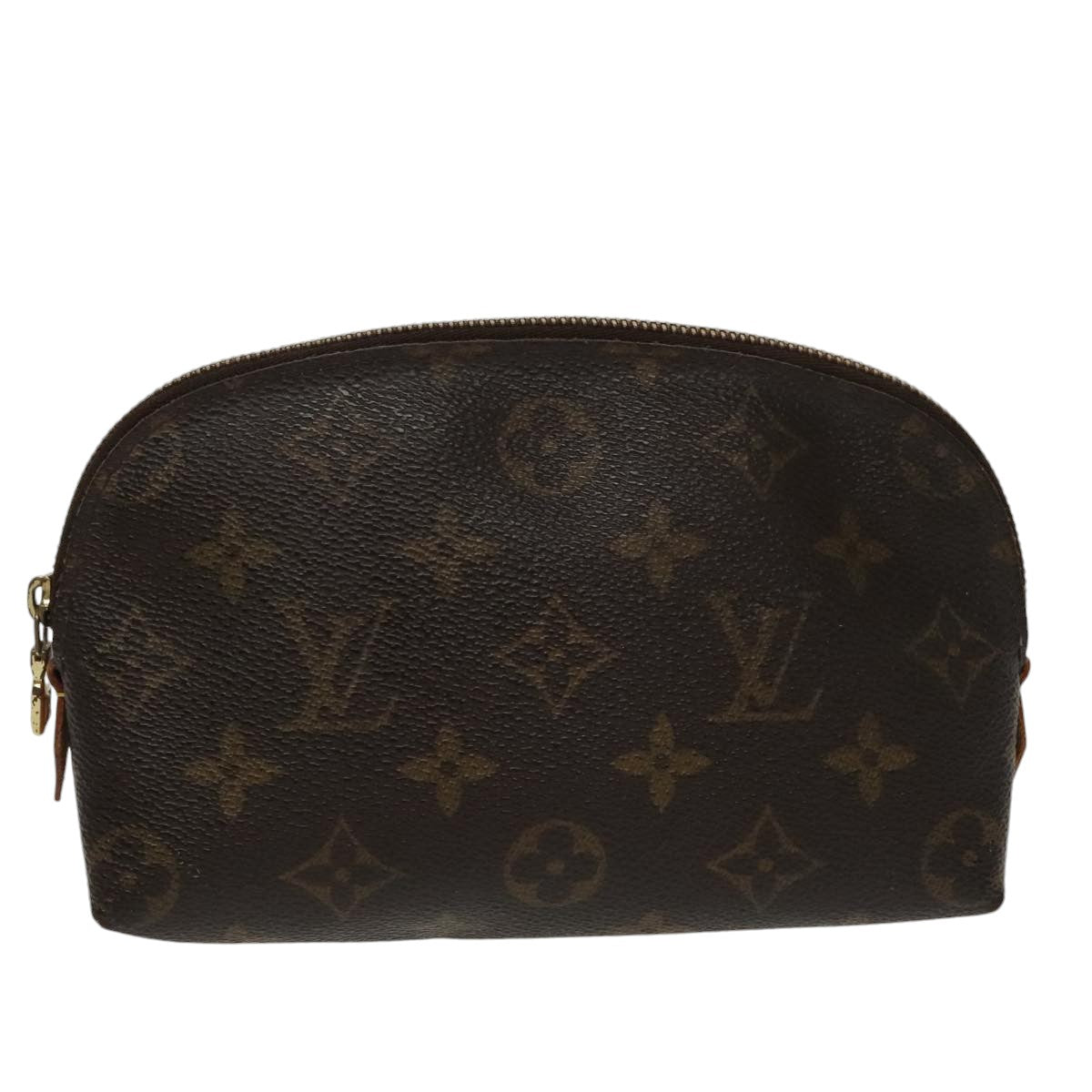 LOUIS VUITTON Monogram Pochette Cosmetic PM Cosmetic Pouch M47515 LV Auth 100109