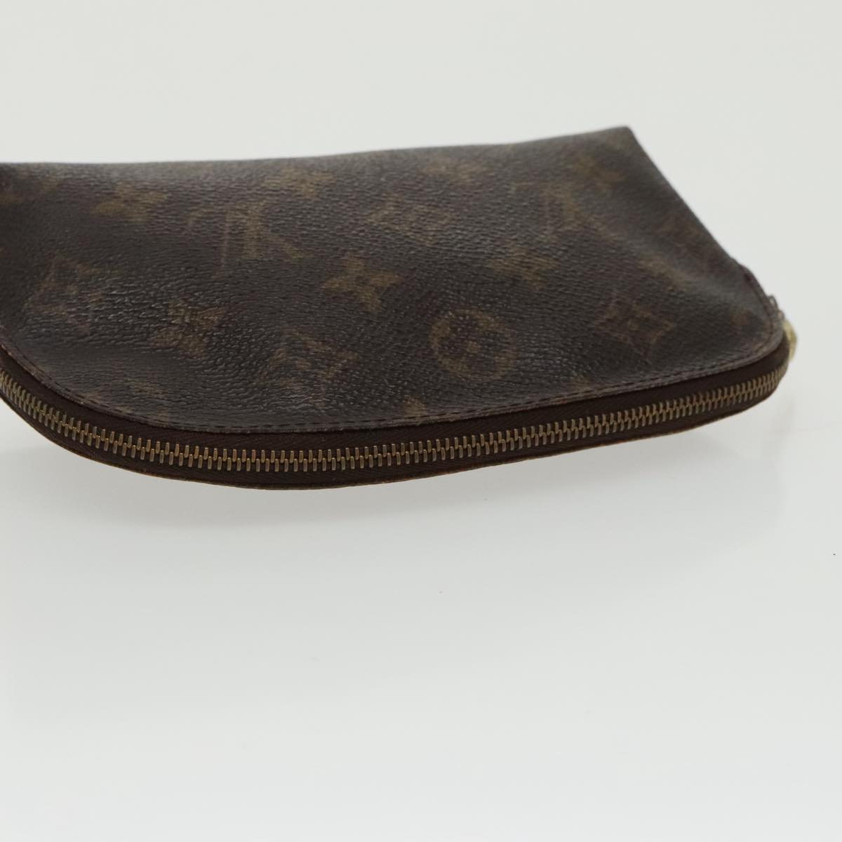 LOUIS VUITTON Monogram Pochette Cosmetic PM Cosmetic Pouch M47515 LV Auth 100109