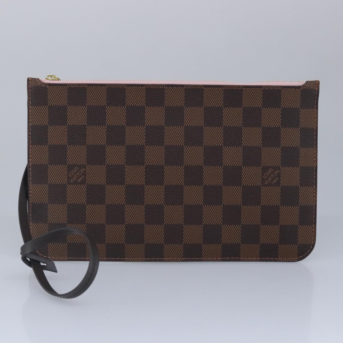 LOUIS VUITTON Damier Ebene Neverfull MM Tote Bag N51105 LV Auth 100112