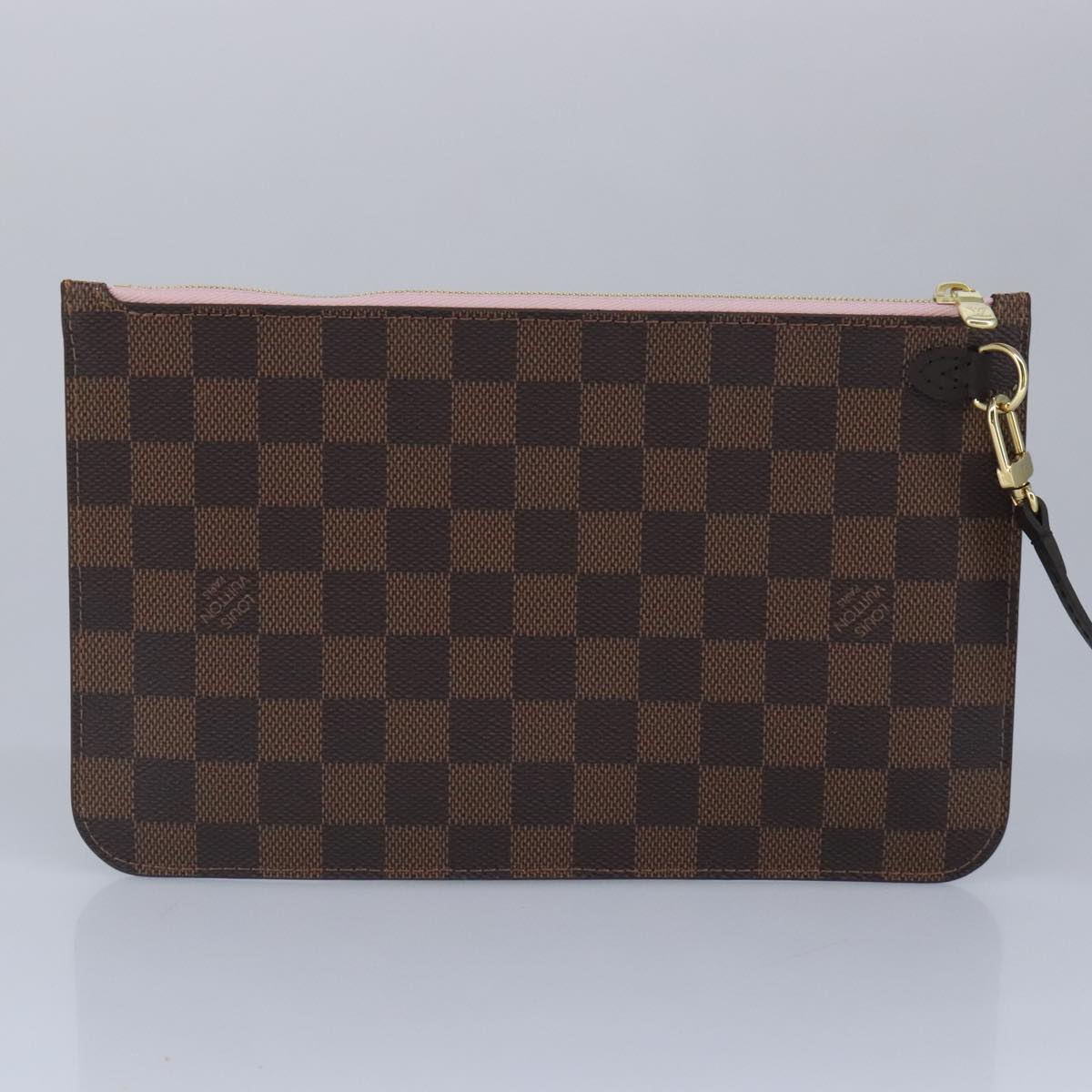 LOUIS VUITTON Damier Ebene Neverfull MM Tote Bag N51105 LV Auth 100112