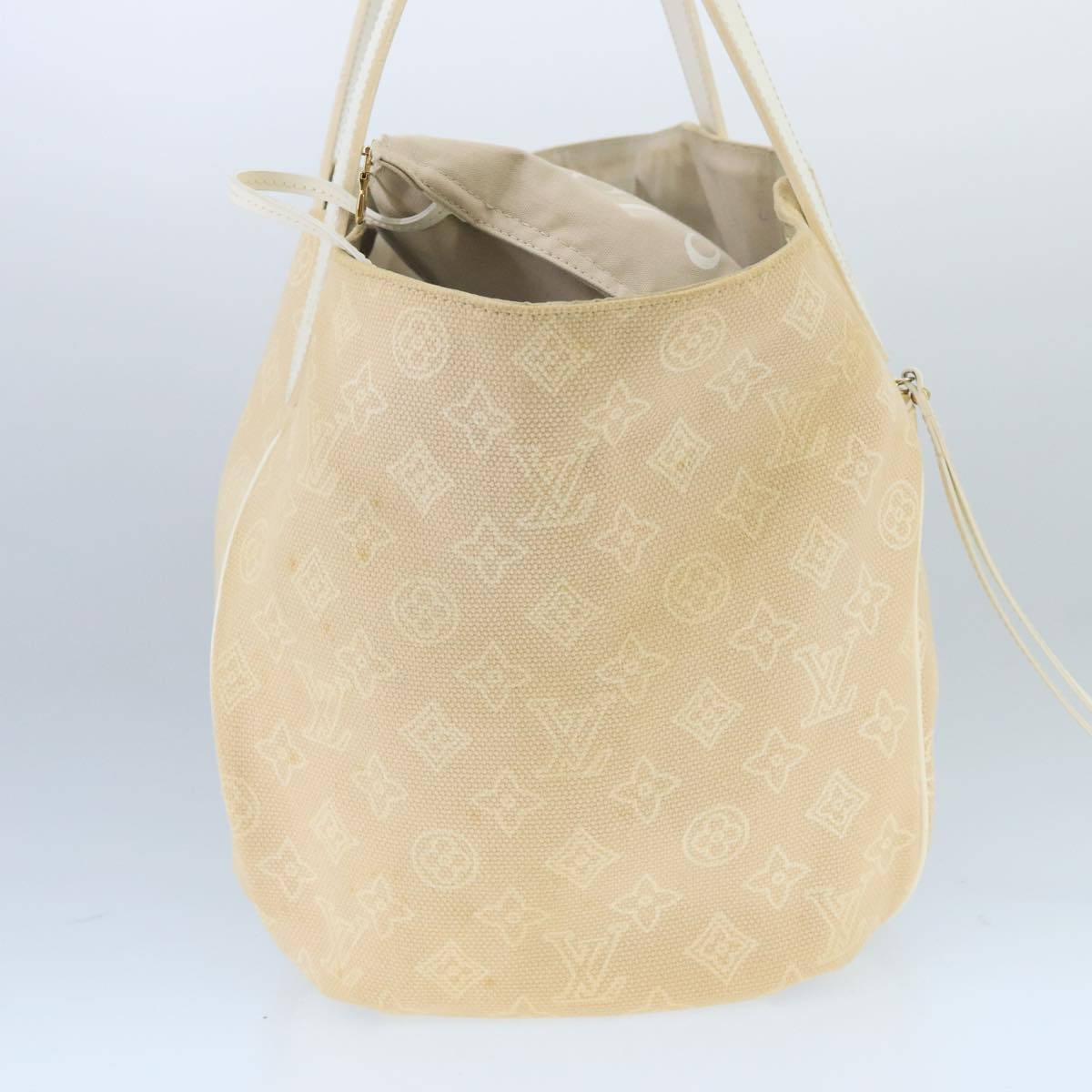 LOUIS VUITTON Monogram Beach Line Cabas Ipanema GM Tote Bag M95986 Auth 100114