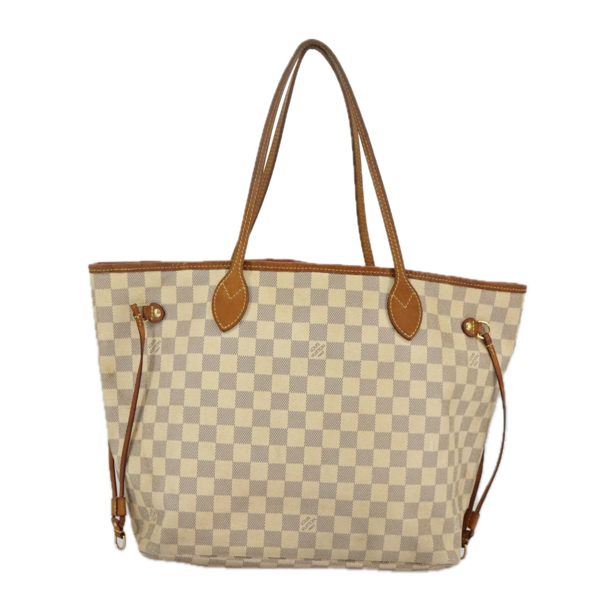 LOUIS VUITTON Damier Azur Neverfull MM Tote Bag N51107 LV Auth 100117 - 0