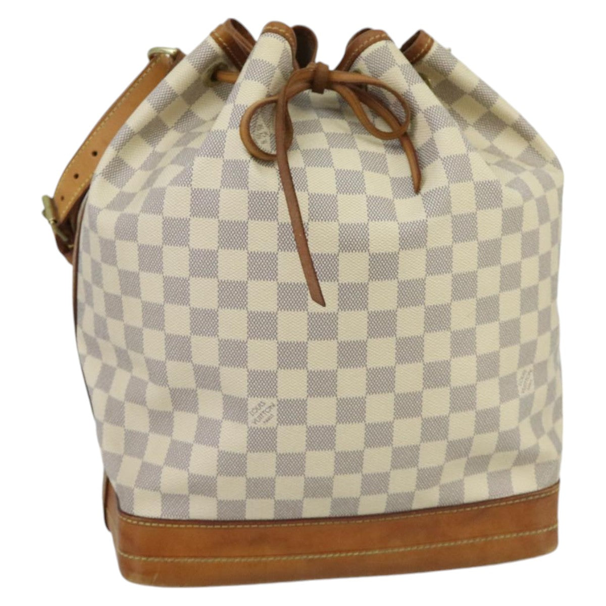 LOUIS VUITTON Damier Azur Noe Shoulder Bag N42222 LV Auth 100118