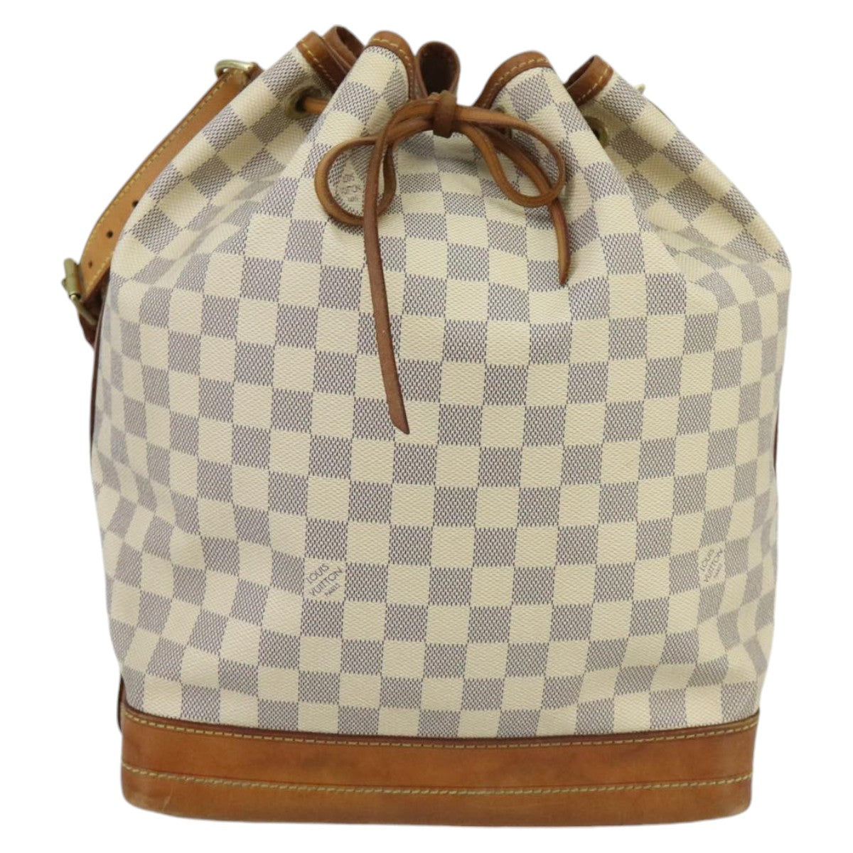 LOUIS VUITTON Damier Azur Noe Shoulder Bag N42222 LV Auth 100118