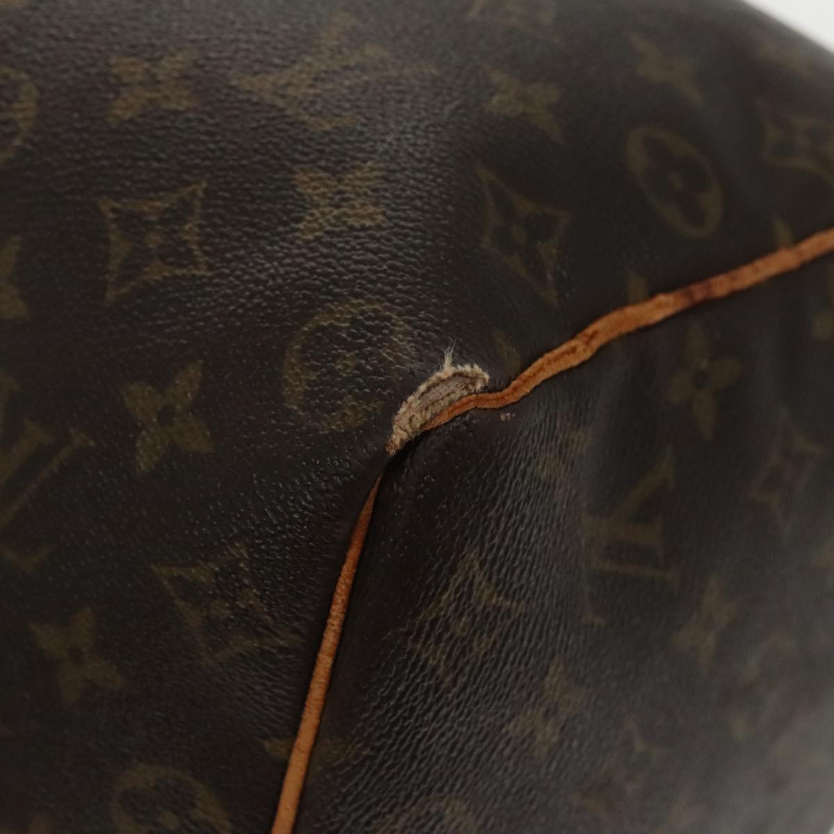 LOUIS VUITTON Monogram Keepall 50 Boston Bag M41426 LV Auth 100119