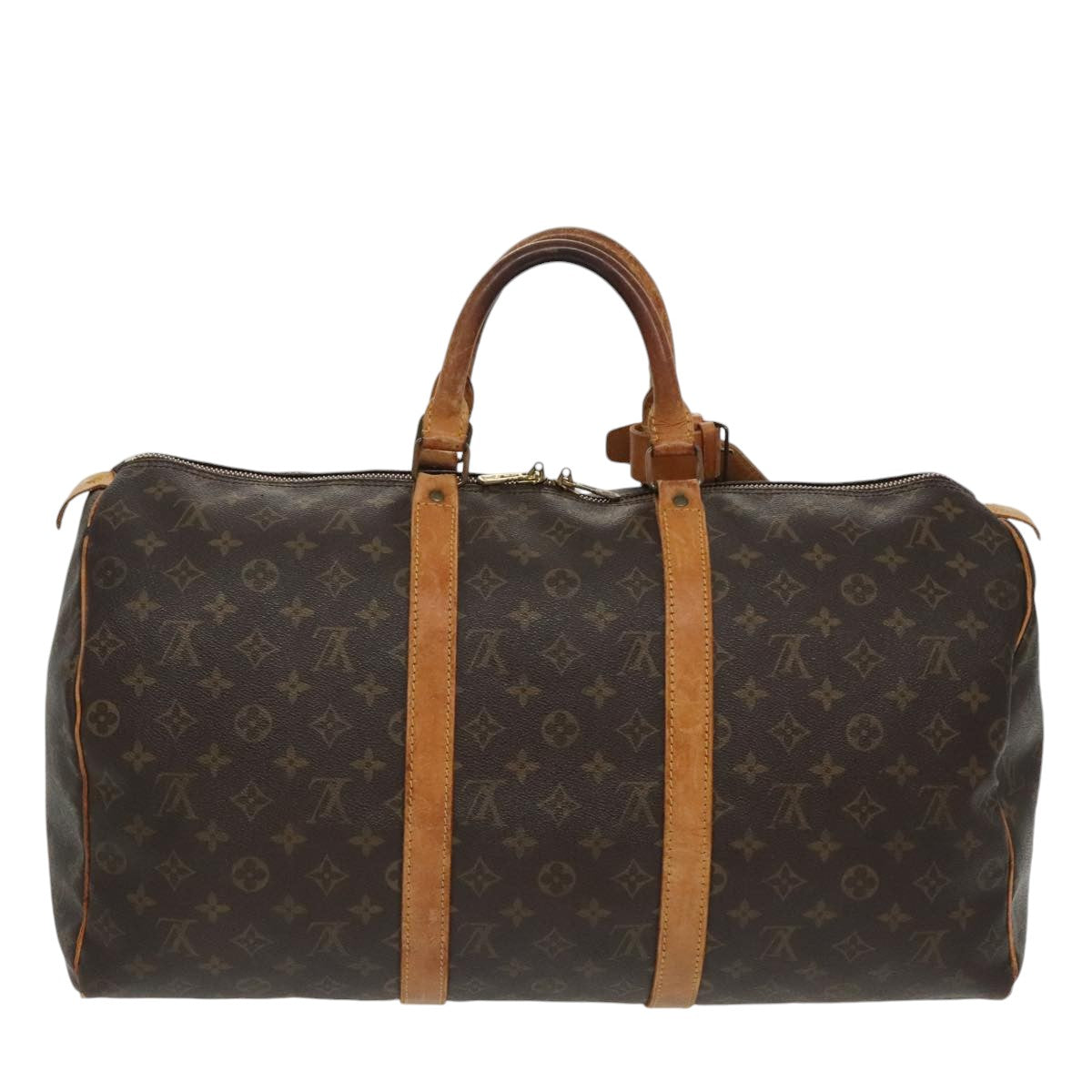 LOUIS VUITTON Monogram Keepall 50 Boston Bag M41426 LV Auth 100119 - 0