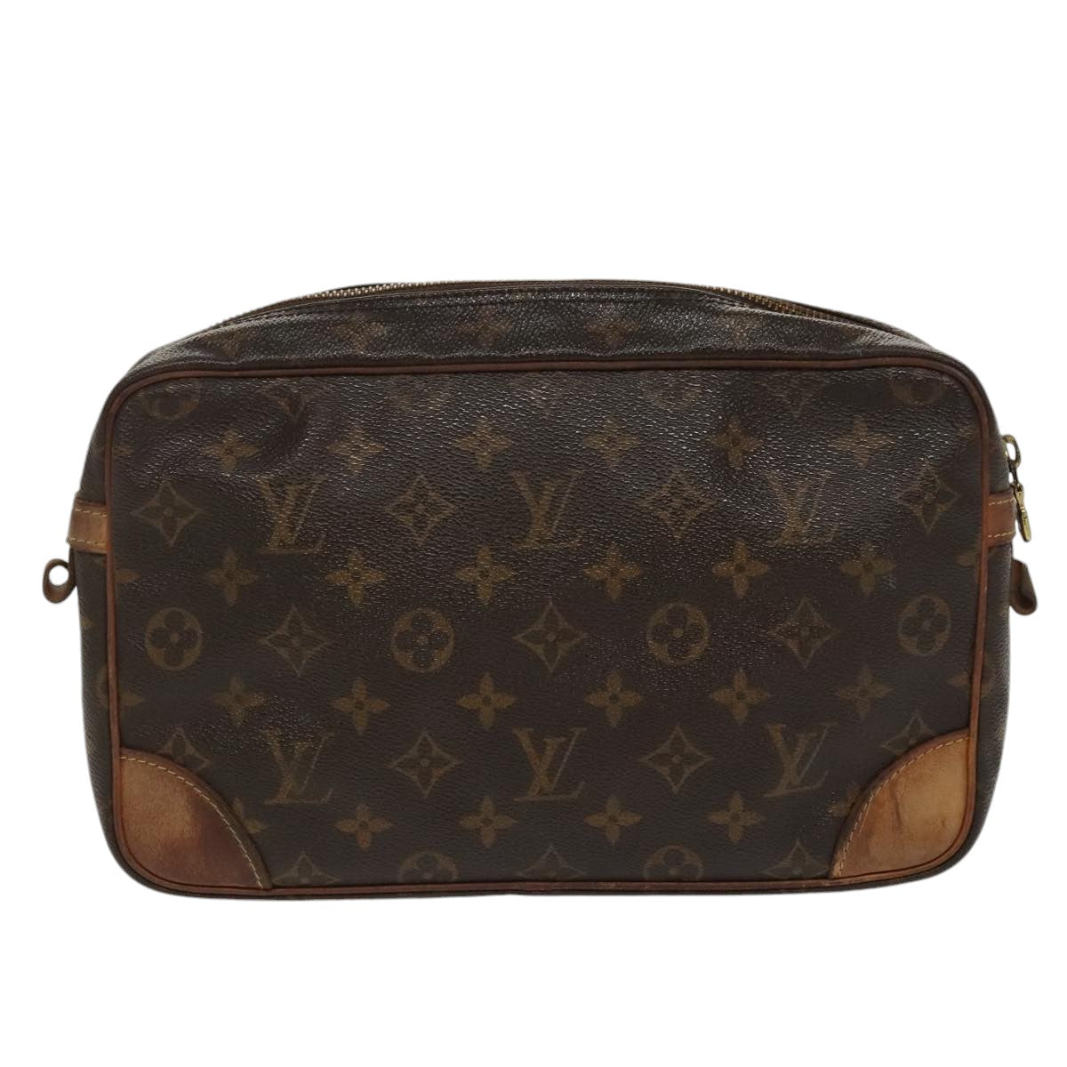 LOUIS VUITTON Monogram Compiegne 28 Clutch Bag M51845 LV Auth 100126 - 0