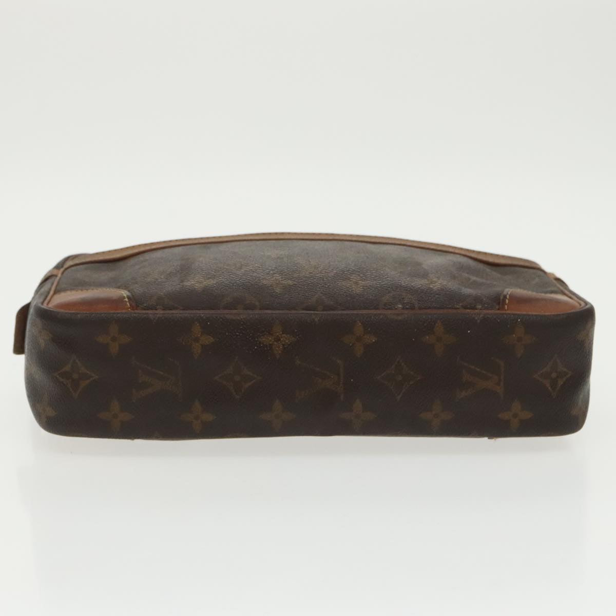 LOUIS VUITTON Monogram Compiegne 28 Clutch Bag M51845 LV Auth 100126