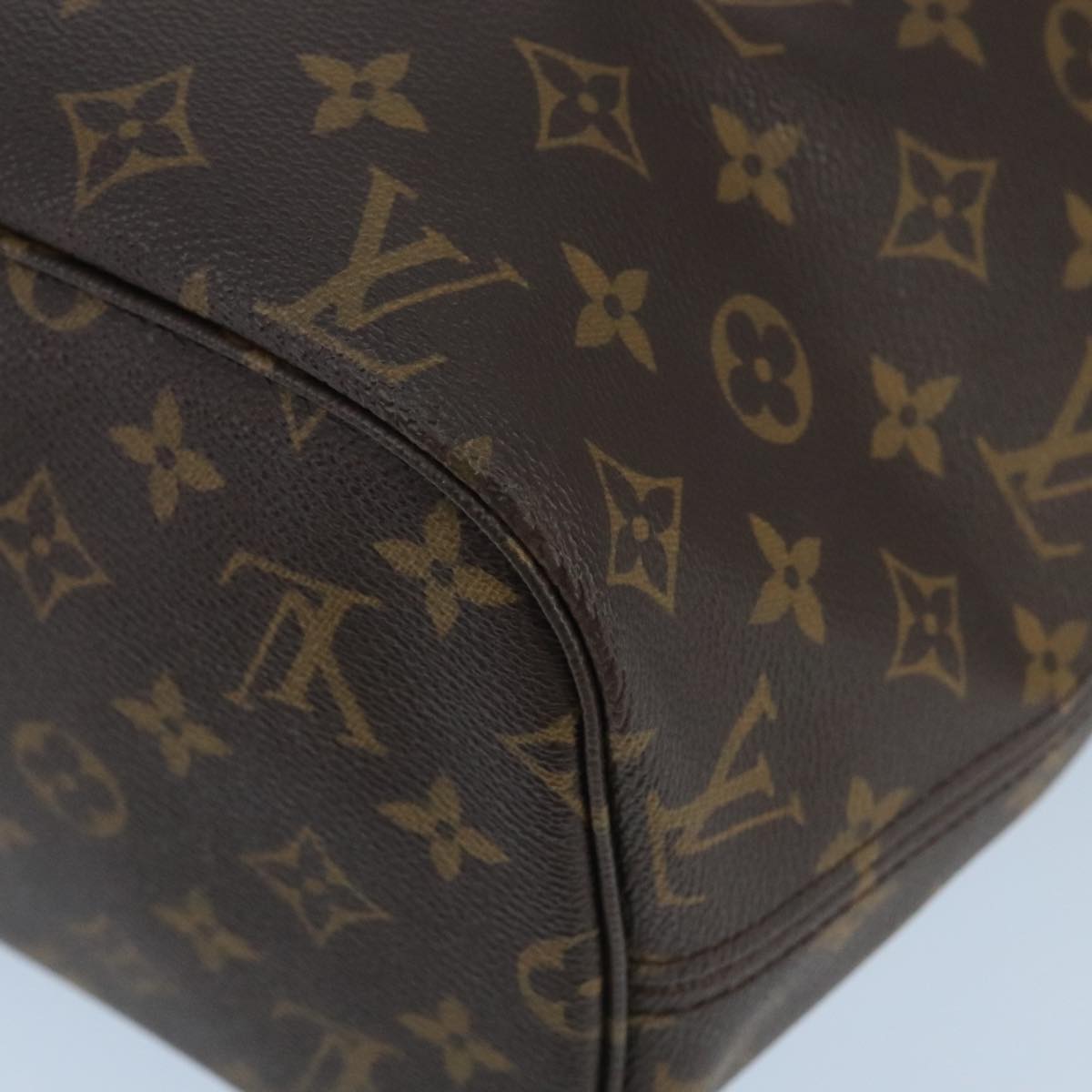 LOUIS VUITTON Monogram Neverfull MM Tote Bag M40156 LV Auth 100130