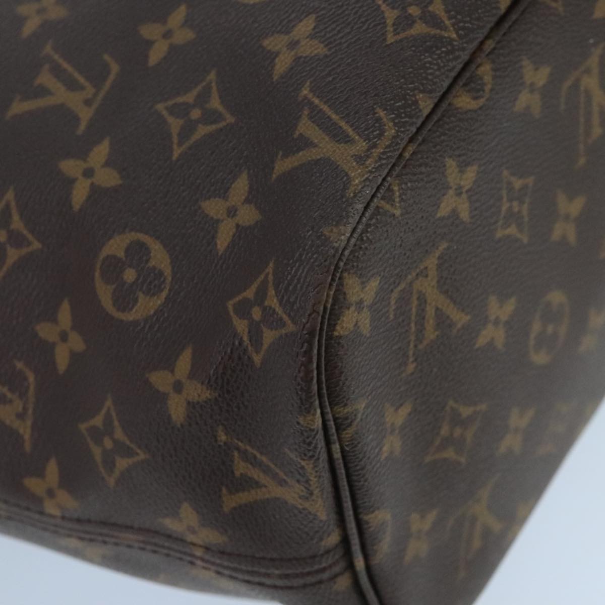 LOUIS VUITTON Monogram Neverfull MM Tote Bag M40156 LV Auth 100130