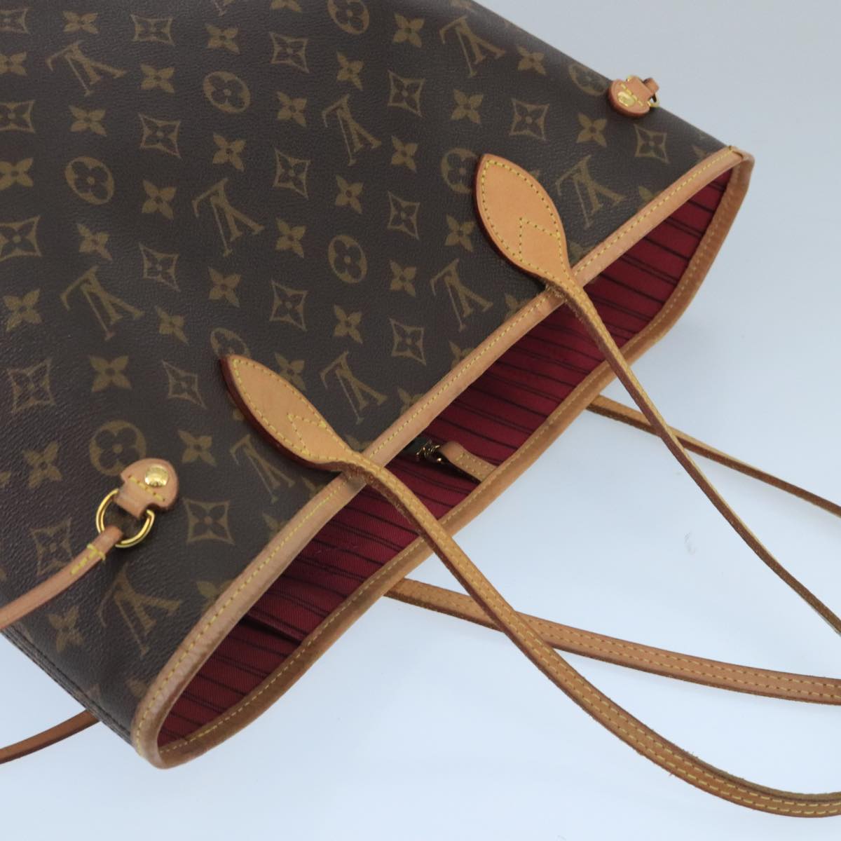 LOUIS VUITTON Monogram Neverfull MM Tote Bag M40156 LV Auth 100130