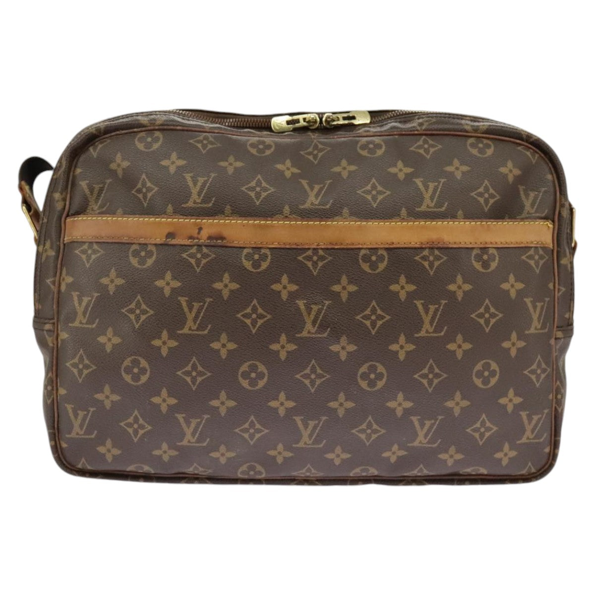 LOUIS VUITTON Monogram Reporter GM Shoulder Bag M45252 LV Auth 100136