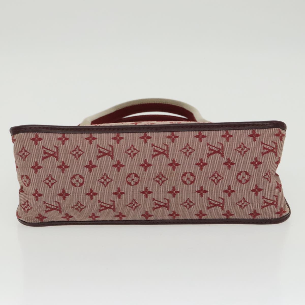 LOUIS VUITTON Monogram Mini Suck Catlin Hand Bag Cherry M92326 LV Auth 100138