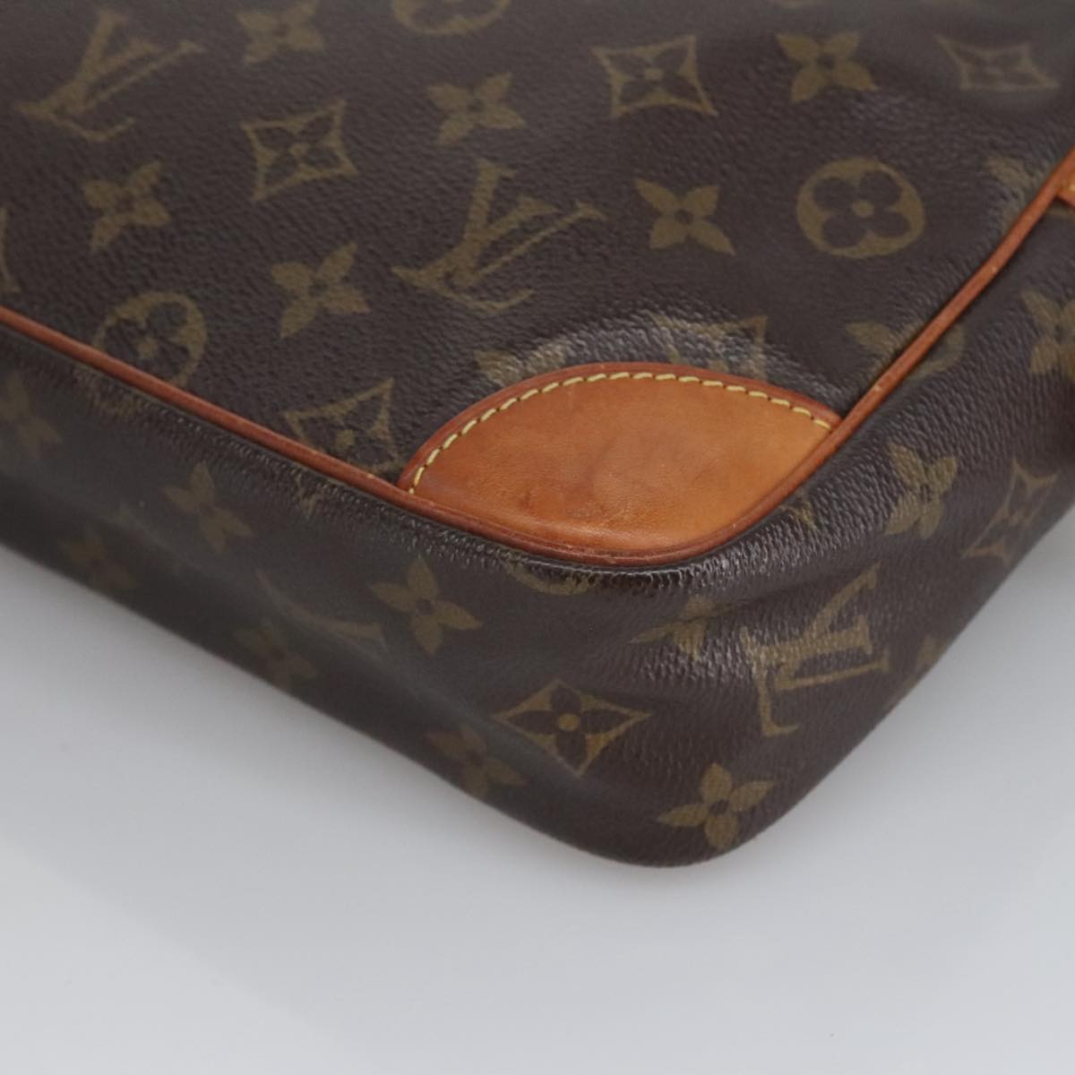 LOUIS VUITTON Monogram Compiegne 28 Clutch Bag M51845 LV Auth 100149