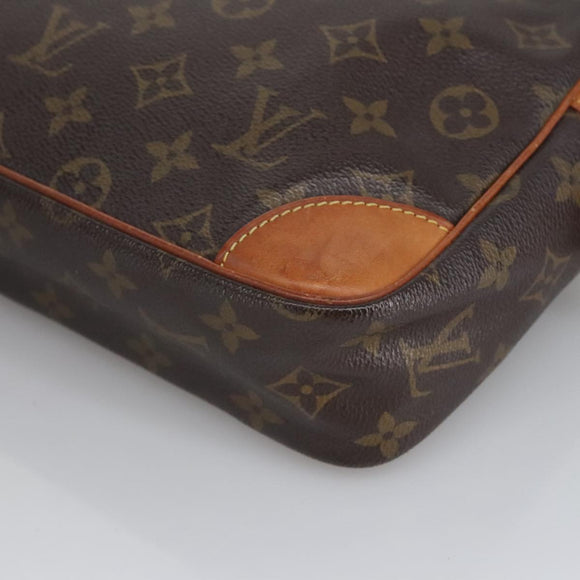 LOUIS VUITTON Monogram Compiegne 28 Clutch Bag M51845 LV Auth 100149
