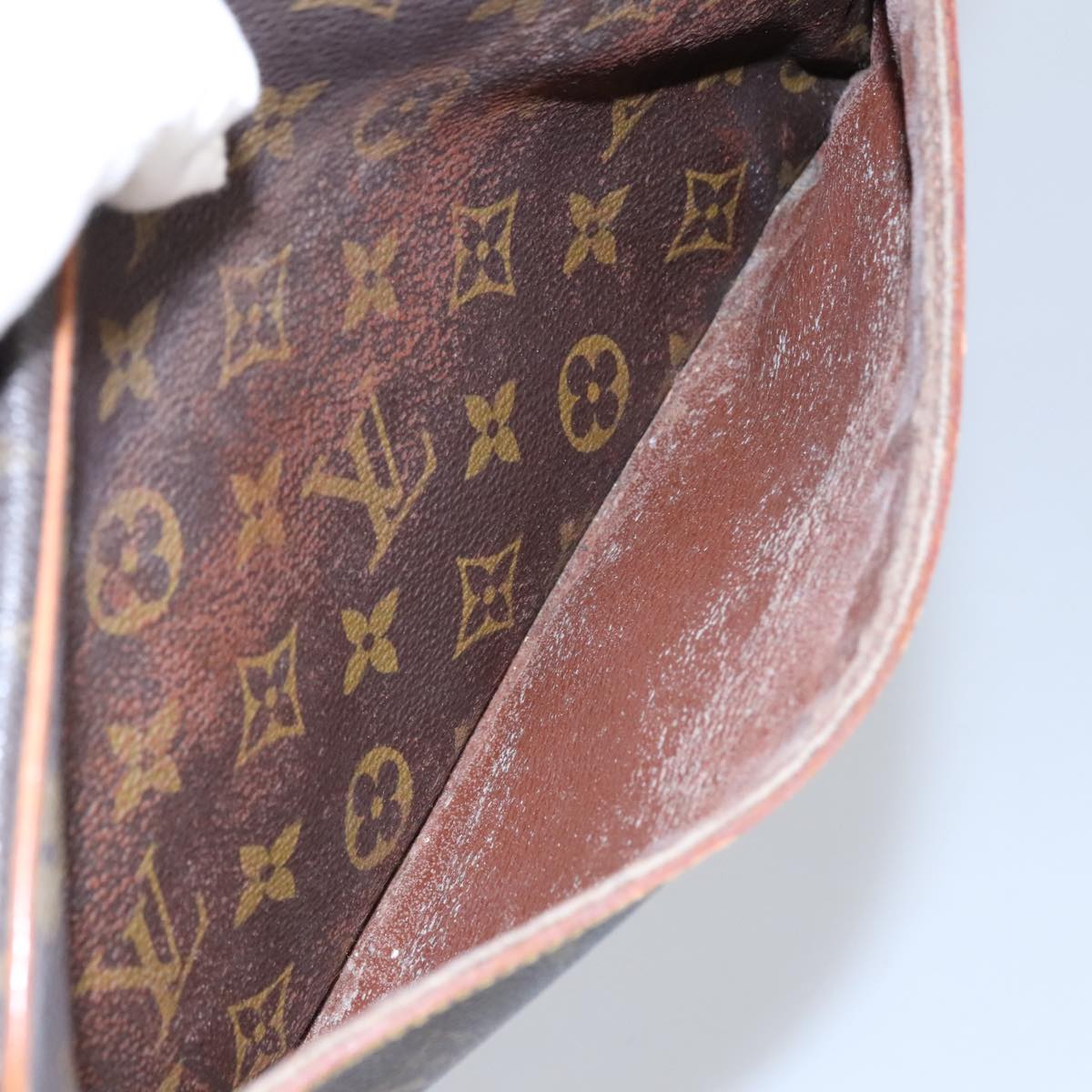 LOUIS VUITTON Monogram Compiegne 28 Clutch Bag M51845 LV Auth 100149