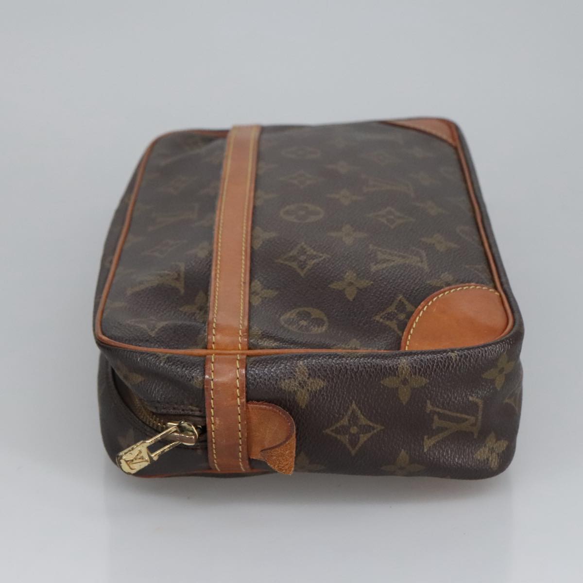 LOUIS VUITTON Monogram Compiegne 28 Clutch Bag M51845 LV Auth 100149