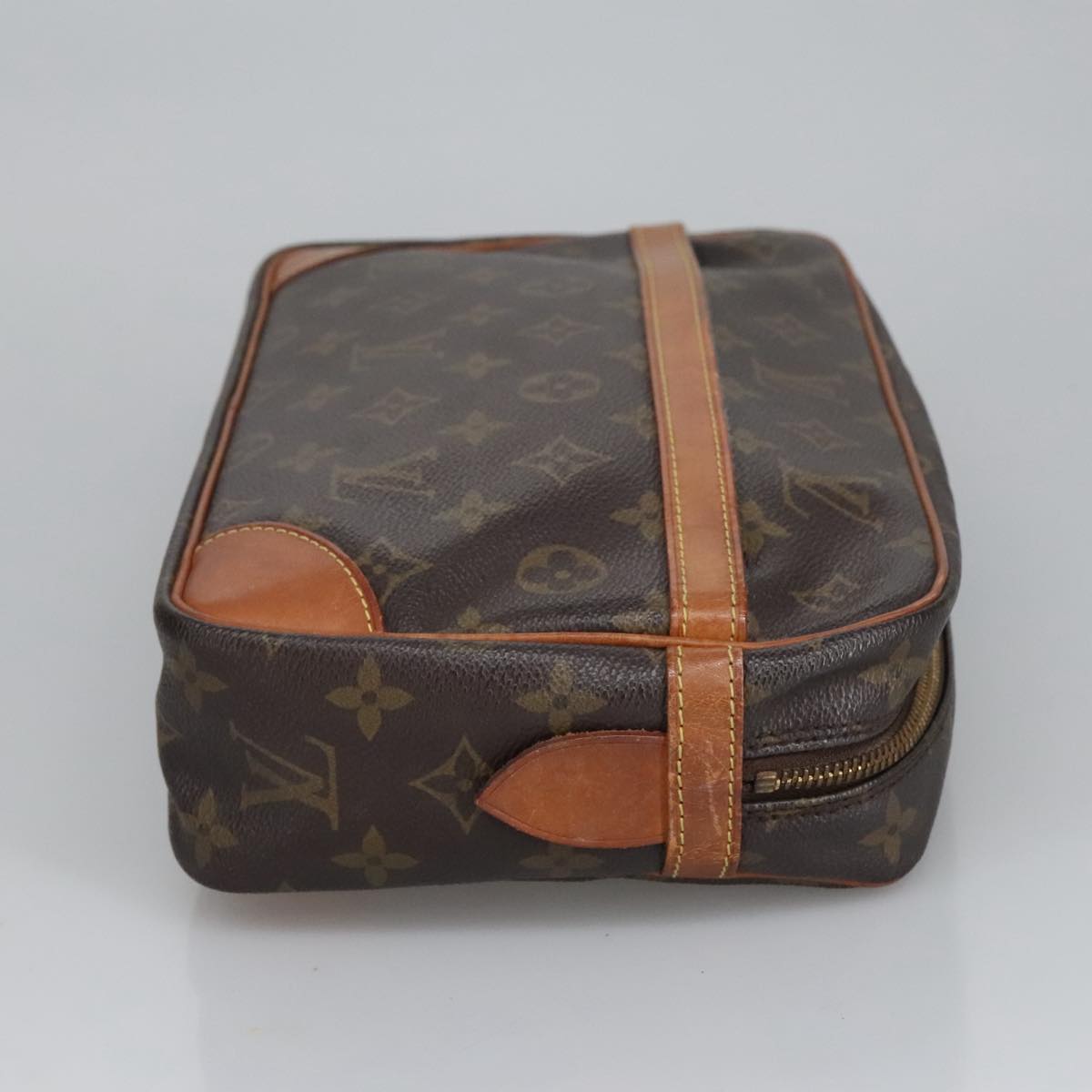 LOUIS VUITTON Monogram Compiegne 28 Clutch Bag M51845 LV Auth 100149