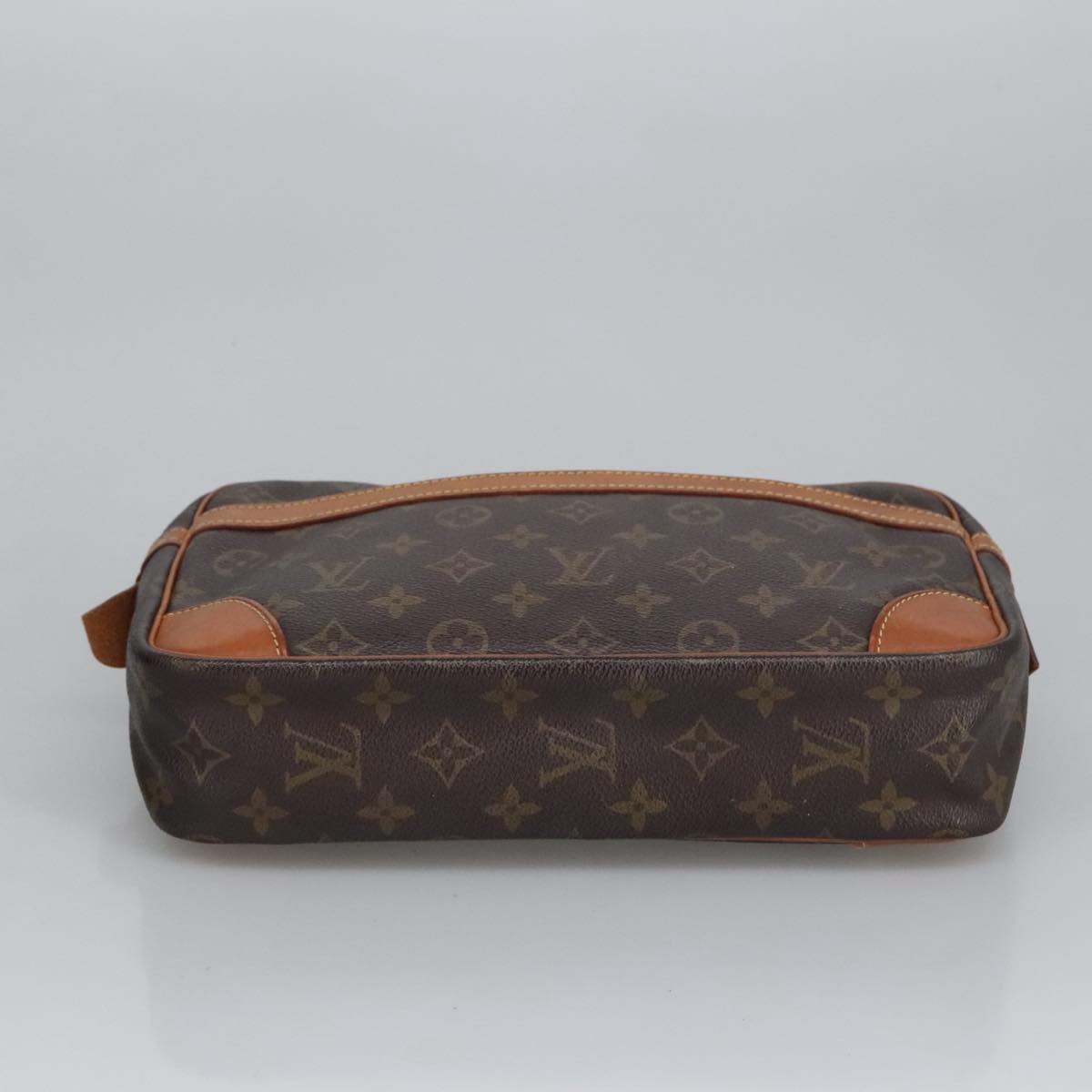 LOUIS VUITTON Monogram Compiegne 28 Clutch Bag M51845 LV Auth 100149