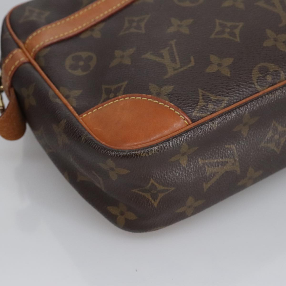 LOUIS VUITTON Monogram Compiegne 28 Clutch Bag M51845 LV Auth 100149