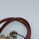 BURBERRY Nova Check Hand Bag PVC 2way Silver Beige Auth 100157-8