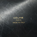 CELINE C Sulky Shoulder Bag Canvas Navy Beige Auth 100162-25