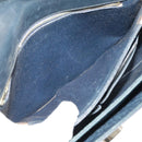 CELINE C Sulky Shoulder Bag Canvas Navy Beige Auth 100162-26