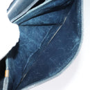 CELINE C Sulky Shoulder Bag Canvas Navy Beige Auth 100162-33