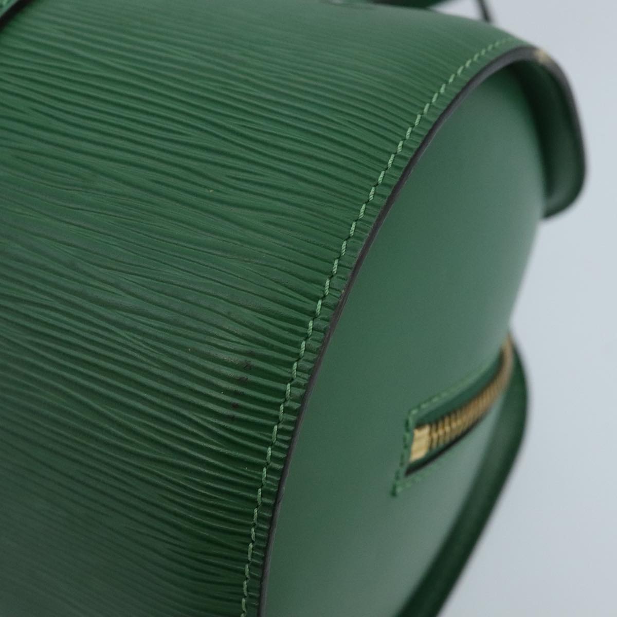 LOUIS VUITTON Epi Soufflot Hand Bag Green M52224 LV Auth 100170