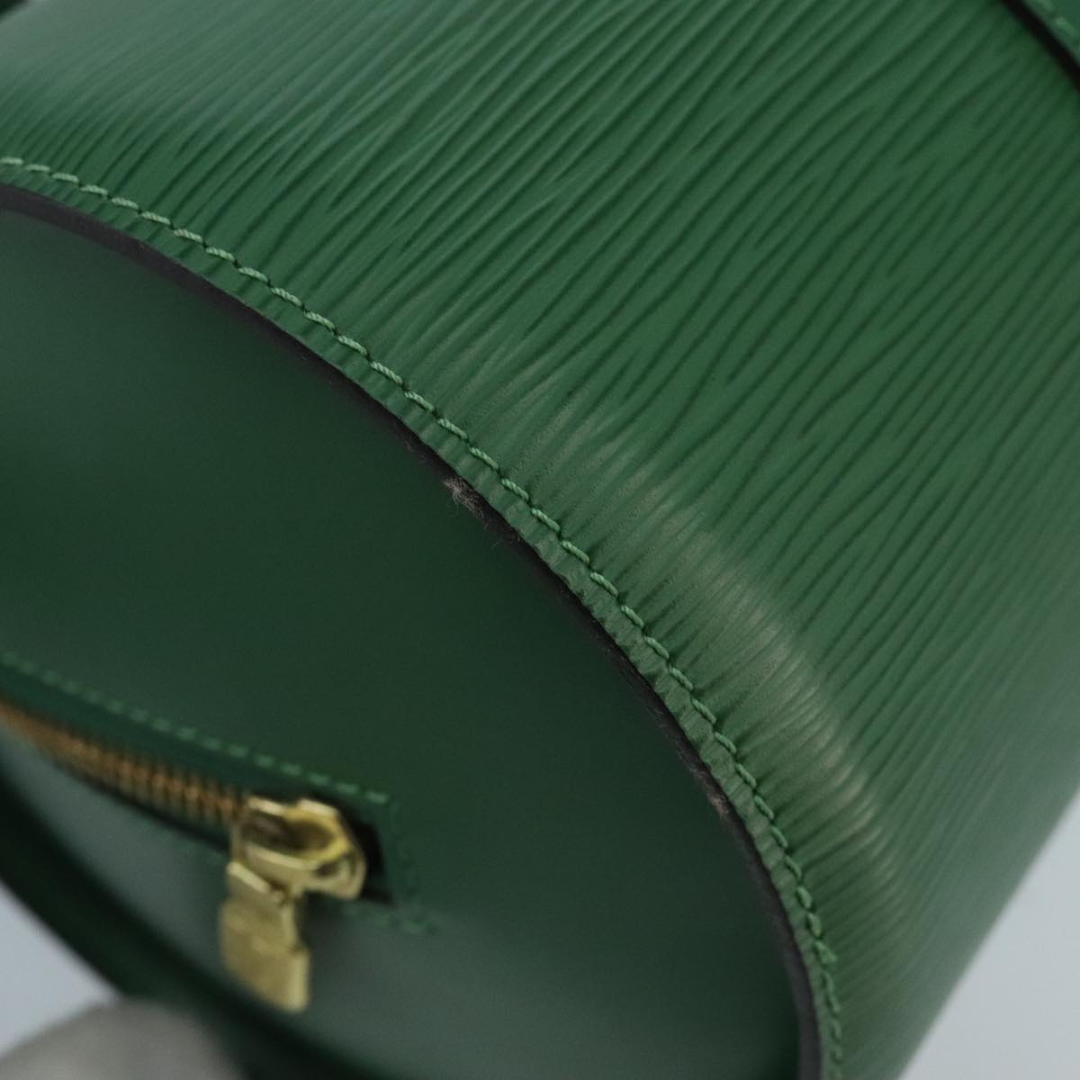 LOUIS VUITTON Epi Soufflot Hand Bag Green M52224 LV Auth 100170