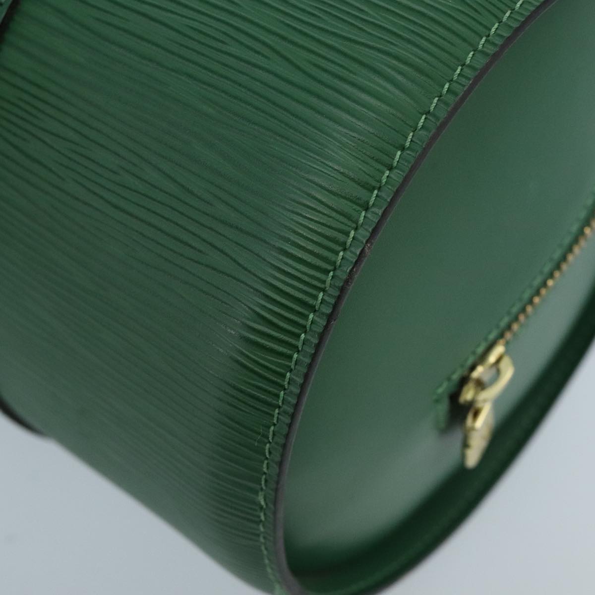 LOUIS VUITTON Epi Soufflot Hand Bag Green M52224 LV Auth 100170