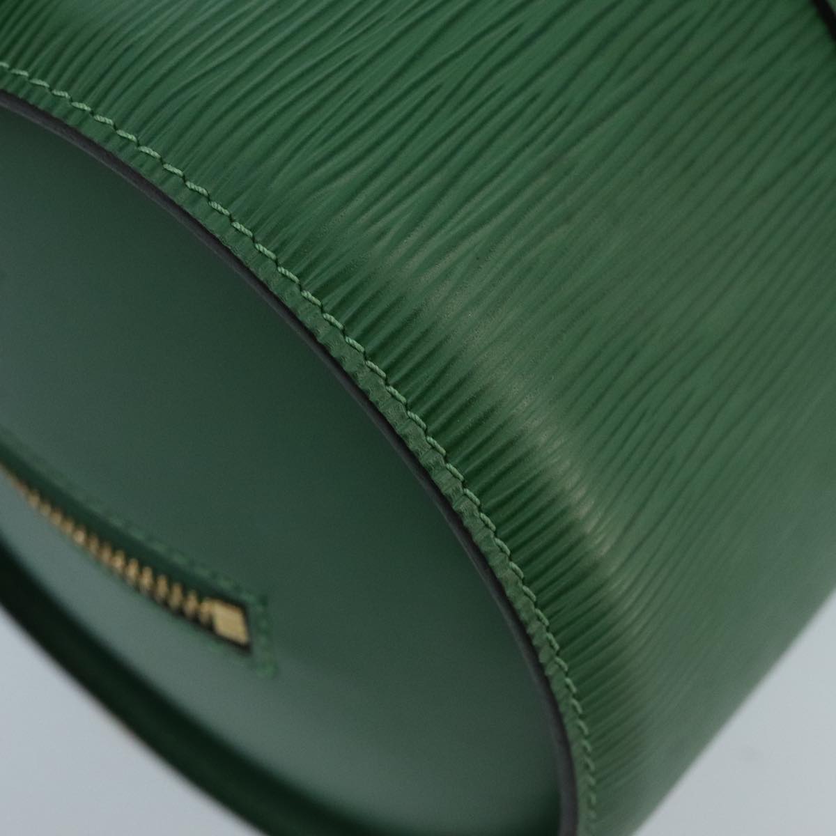 LOUIS VUITTON Epi Soufflot Hand Bag Green M52224 LV Auth 100170