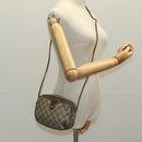 GUCCI GG Supreme Web Sherry Line Shoulder Bag PVC Beige 89 02 066 Auth 100175-21