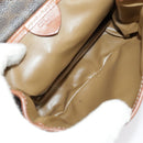 CELINE Macadam Canvas Shoulder Bag PVC Leather Brown Gold Auth 100176-11