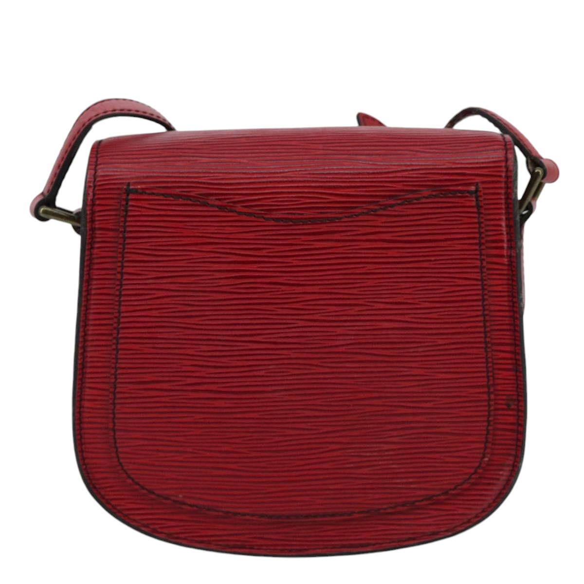 LOUIS VUITTON Epi Saint Cloud PM Shoulder Bag Red M52217 LV Auth 100178 - 0