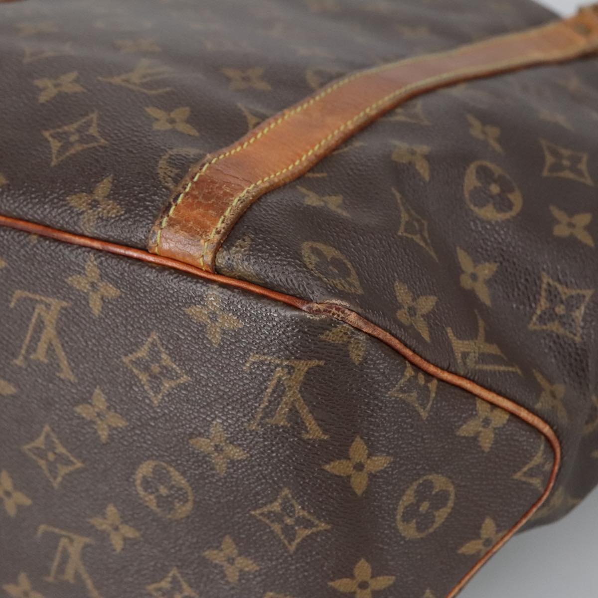 LOUIS VUITTON Monogram Sac Shopping Tote Bag M51108 LV Auth 100180