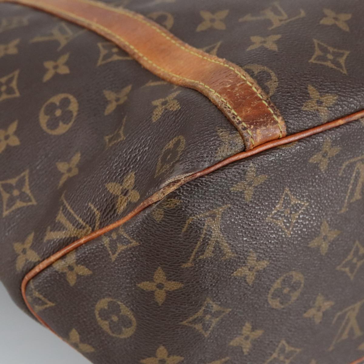 LOUIS VUITTON Monogram Sac Shopping Tote Bag M51108 LV Auth 100180