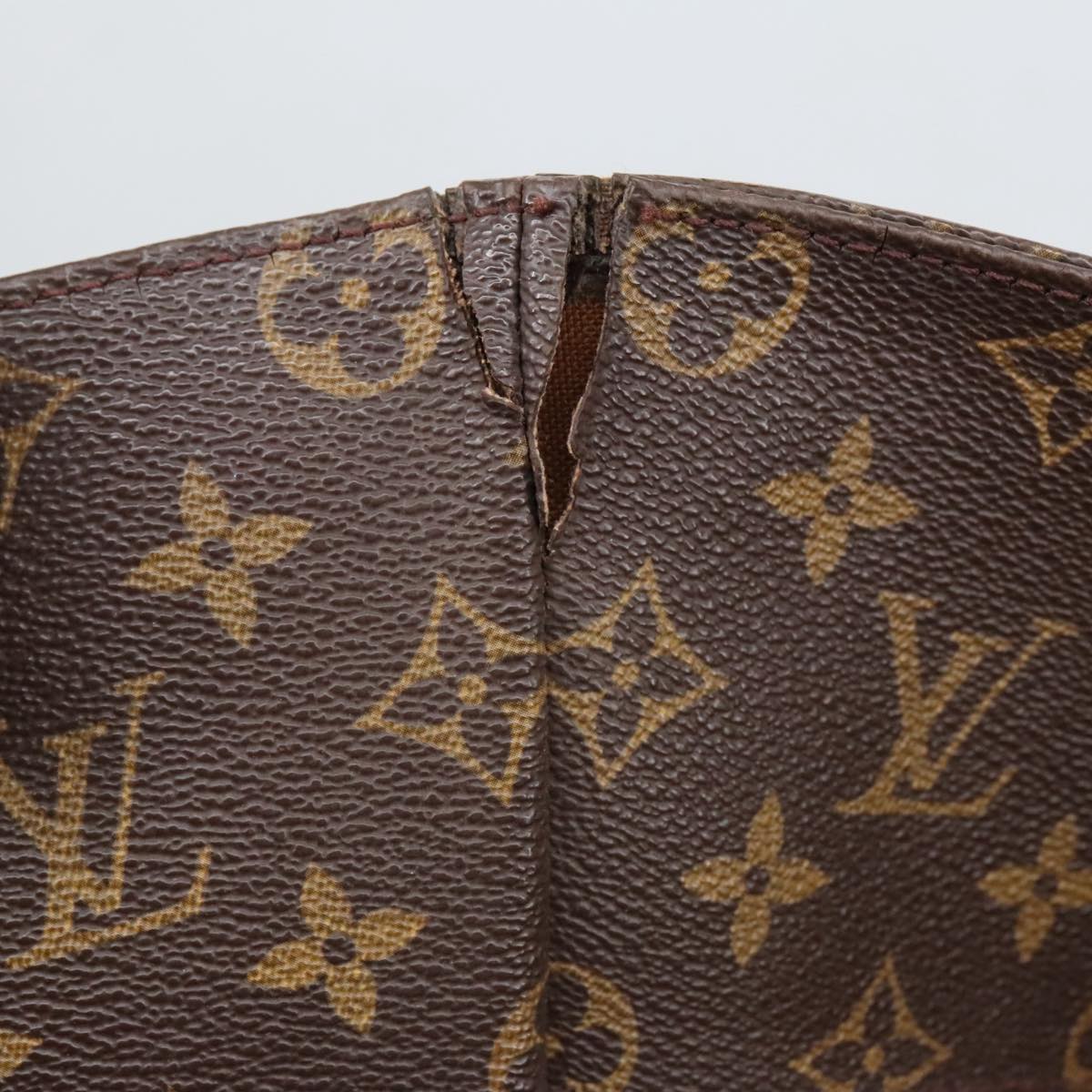 LOUIS VUITTON Monogram Sac Shopping Tote Bag M51108 LV Auth 100180