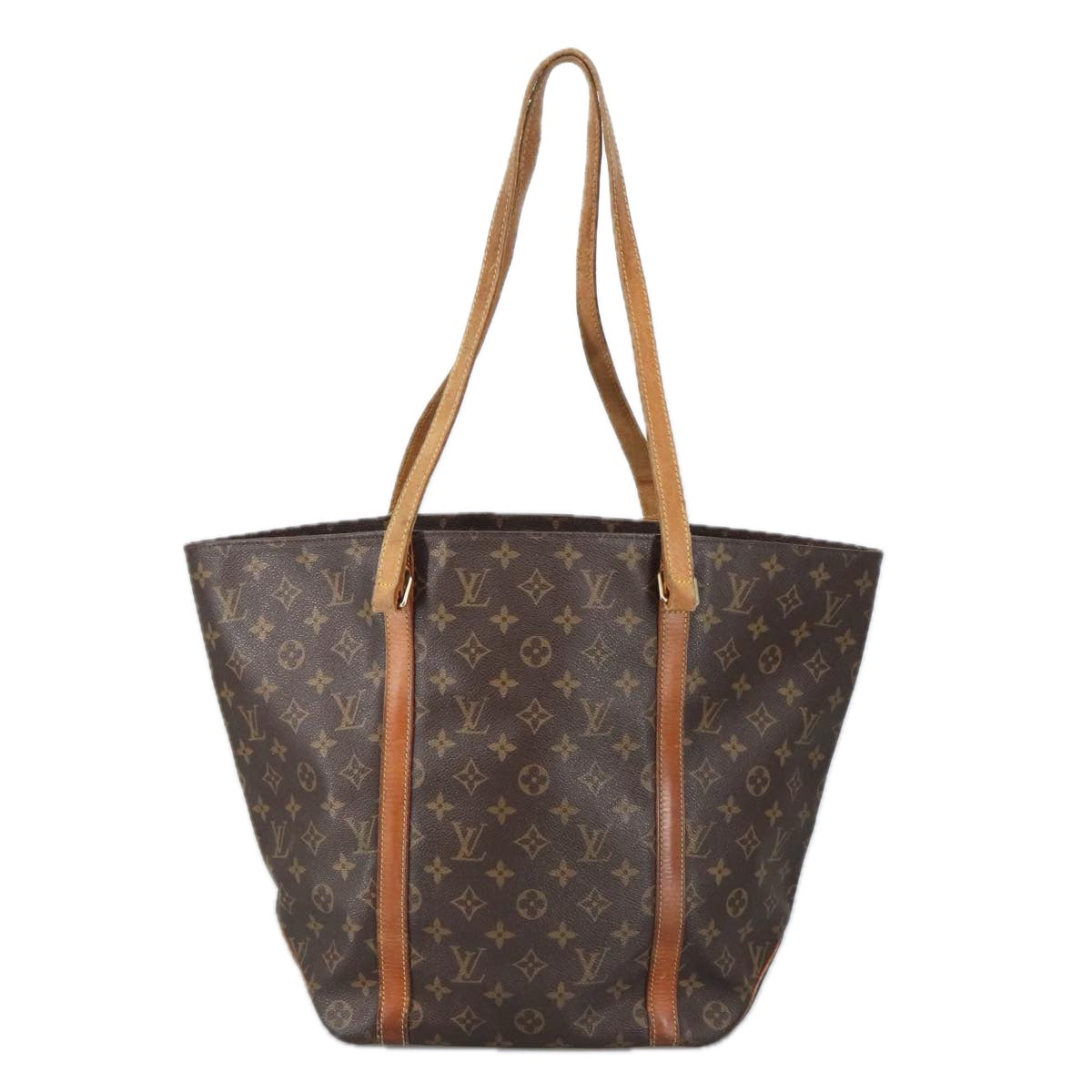 LOUIS VUITTON Monogram Sac Shopping Tote Bag M51108 LV Auth 100180